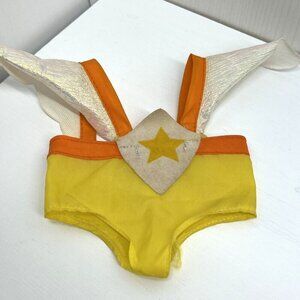 Vintage Rainbow Brite Canary Yellow replacement Outfit Jumpsuit 1983
